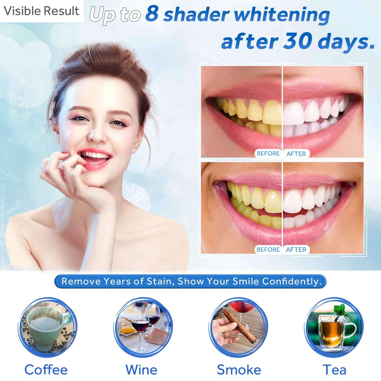 Gel Pemutih Gigi Isi Ulang Syr - Teeth Whitening Pens ulasan dan harga